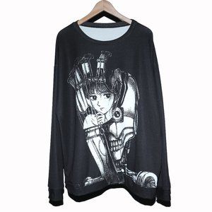 Kikillo Oversized Terminator Anime Sweater